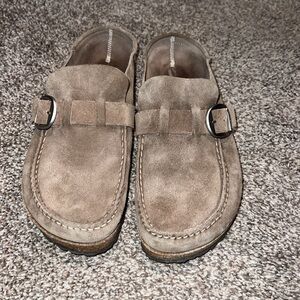 Birkenstock Brown Suede Loafers